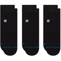 Unisex Icon Quarter 3 Pack Socks